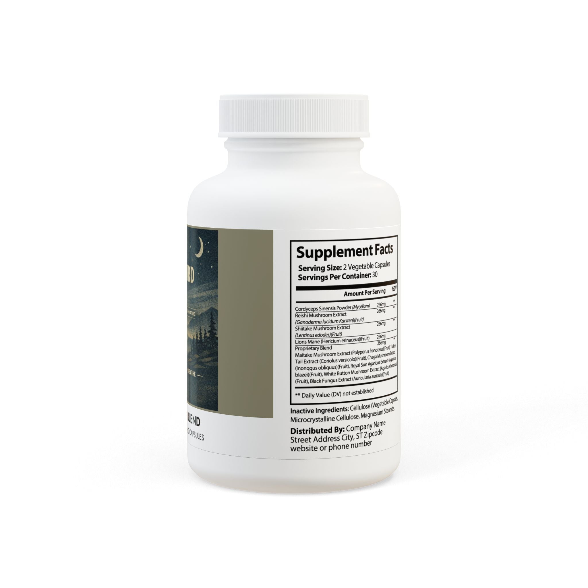 Mushroom Blend Supplement (60 Capsules)