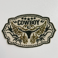 3"  Cowboy  -  Embroidered Hat Patch